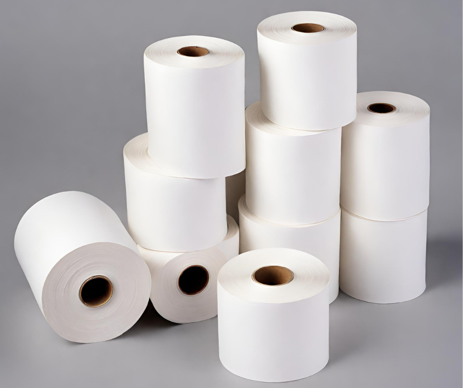 80 x 150mm Thermal Rolls  13x19mm cardboard core Box of 10 Rolls