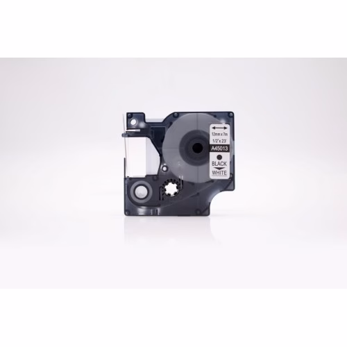 Dymo (A40913) D1 Label Maker Compatible Tape - Black on white 9mm x 7m