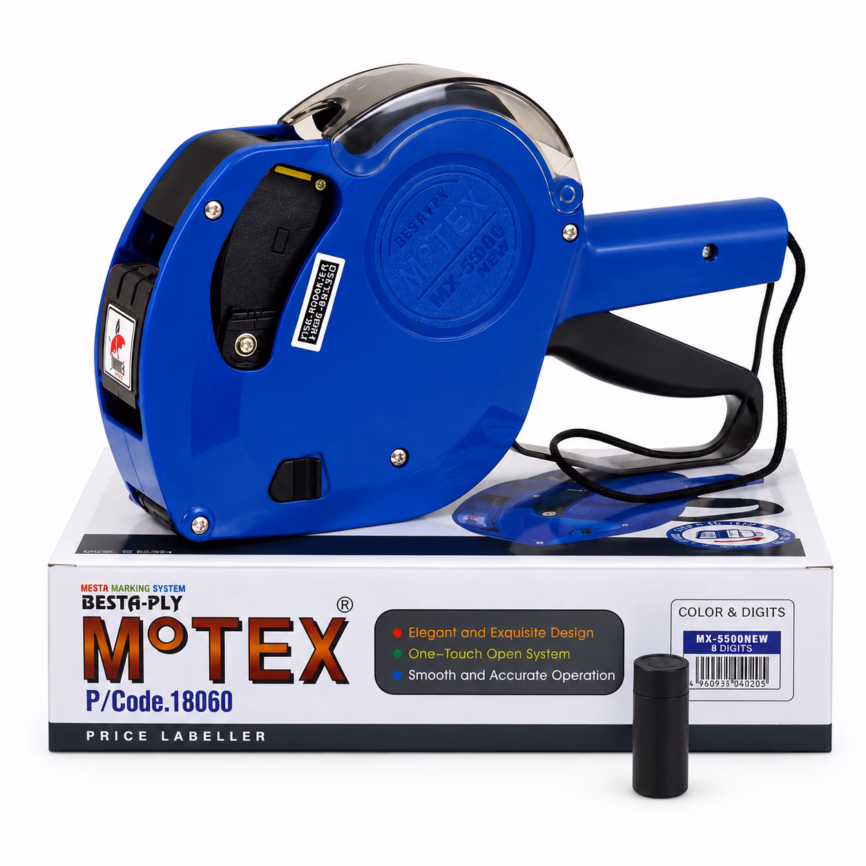 Motex Pricing Gun 5500 Numerical (Blue 18060) label Size 22 x 12mm