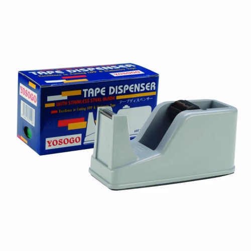 YOSOGO Tape Dispenser Desktop - Medium Red