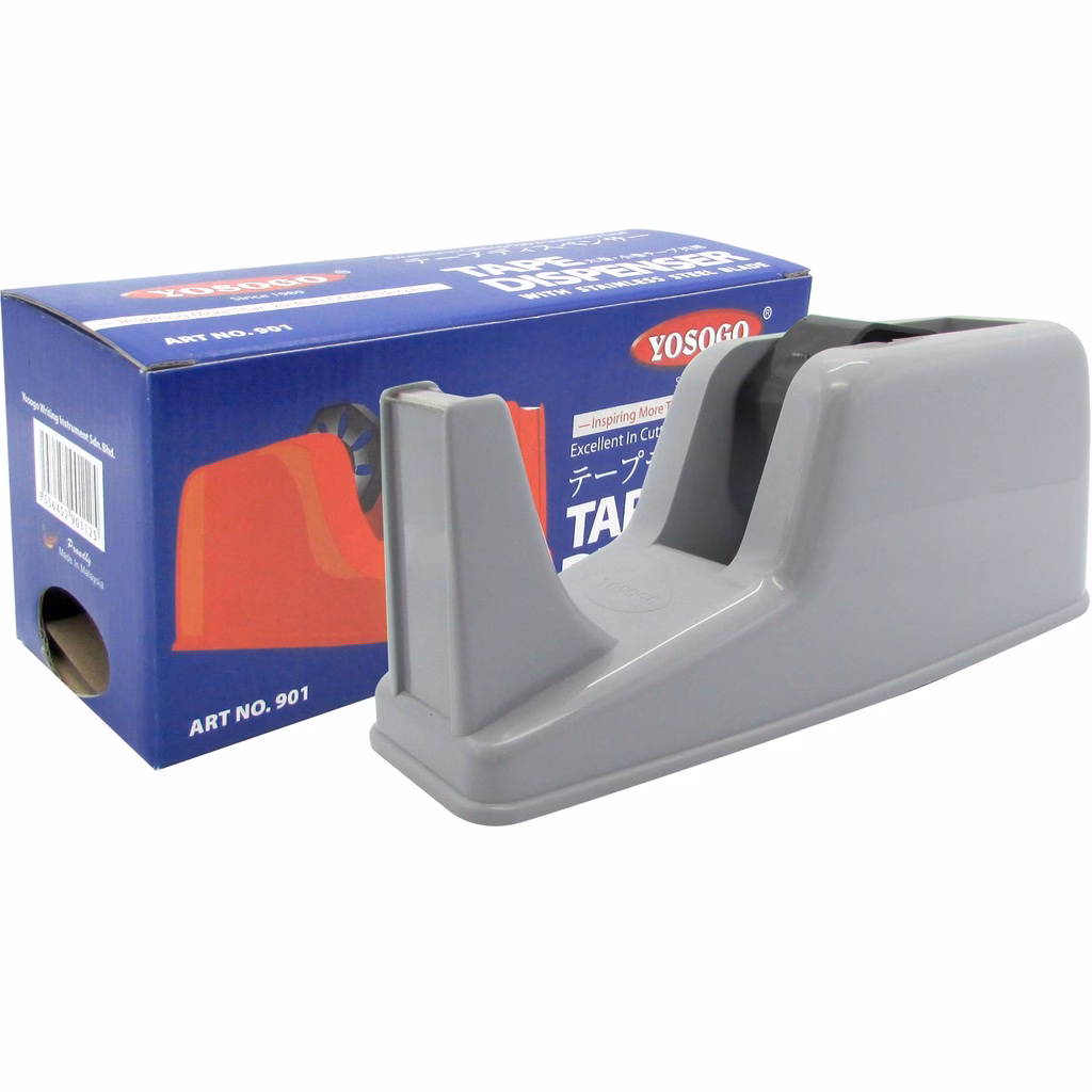 YOSOGO Tape Dispenser Heavy Weight - Blue Fits tape core of 25mm & 72mm, tape width of 12mm - 25mm