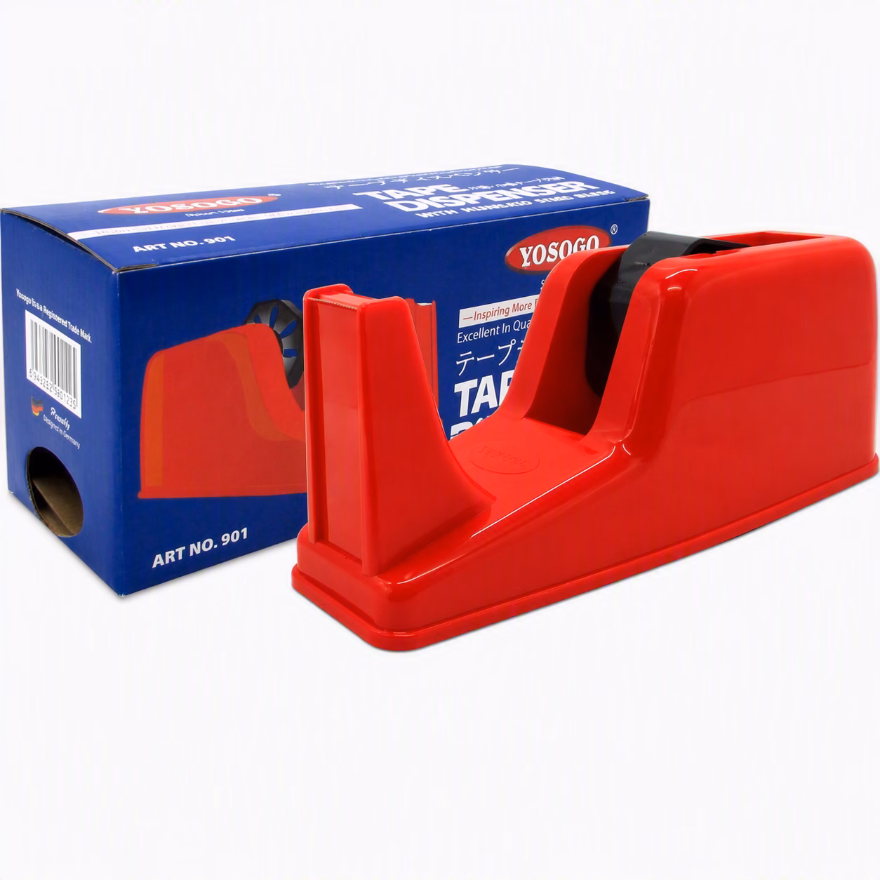 YOSOGO Tape Dispenser Heavy Weight - Red